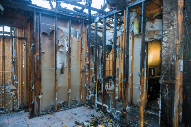 Professional Fire Damage Removal technician working in Dobbs Ferry, NY